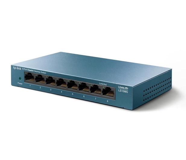 TP-Link 8p LS108G Metal (8x10/100/1000Mbit) - 519224 - zdjęcie 2